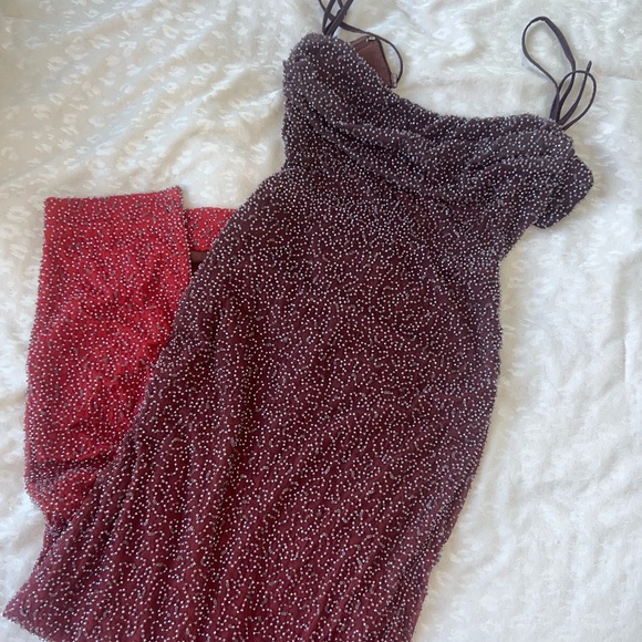 Oh Polly Monte Carlo embellished maxi dress - Picture 3 of 4